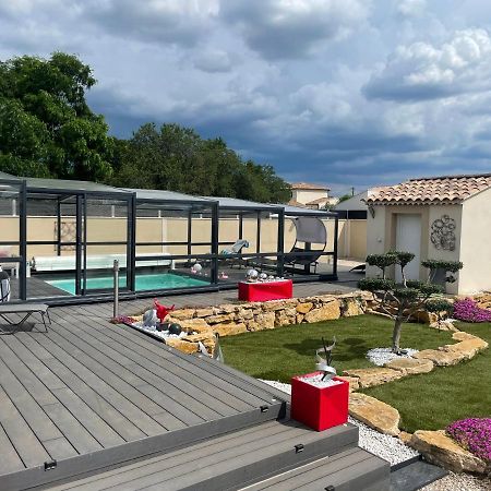 L'Aurore Suite De Charme, Clim Jacuzzi, Sauna, Piscine Chauffee Cuisine... Carpentras Exterior foto